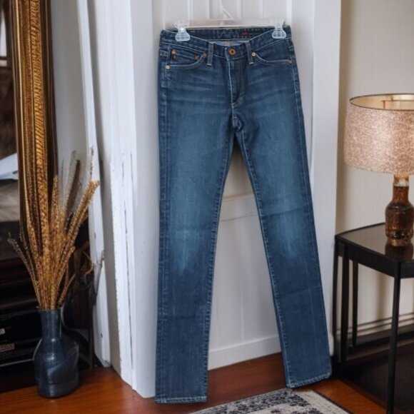 AG Adriano Goldschmied Red Tag Skinny Jeans – Made in USA, Size 26R, Pima Cotton - Picture 1 of 12